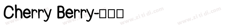 Cherry Berry字体转换